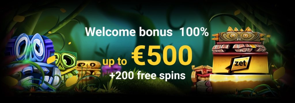 ZetCasino - €500 + 200 free spins welcome offer