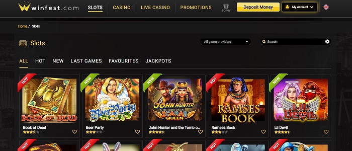 Winfest Casino - €600 Welcome Bonus